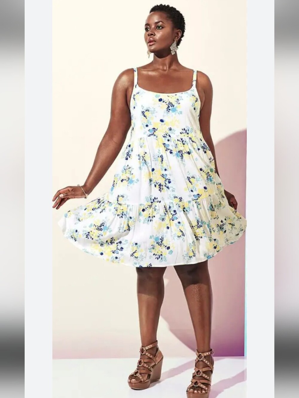Torrid 4X Cute Dress Floral Design